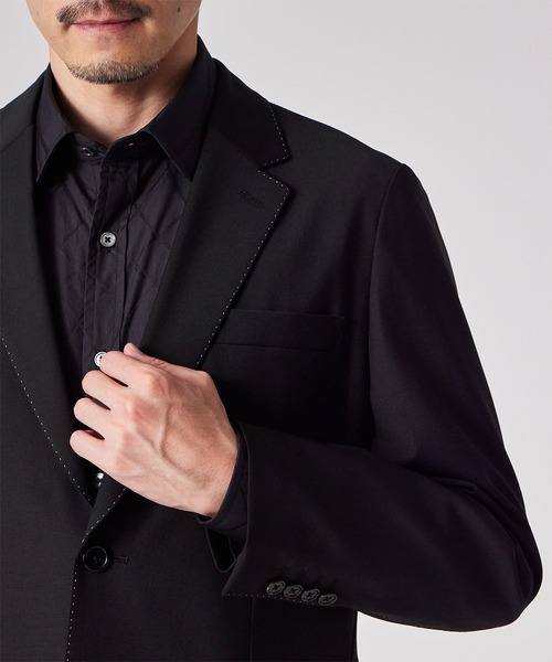Paul Smith(ポールスミス)の「2WAYストレッチ シングル2ボタンジャケット / 253152 2321R(テーラードジャケット・メンズ・ブラック・L2/X-LARGE/LARGE/MEDIUM/SMALL)」の8枚目の写真