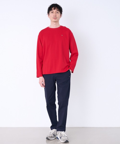 Arnold Palmer（アーノルドパーマー）の「シェア スムースコットン ラウンドヘム ロングTシャツ（Tシャツ/カットソー・レディース・ホワイト/ブラック/レッド・LL/XS/L/M/S）」の17枚目の写真