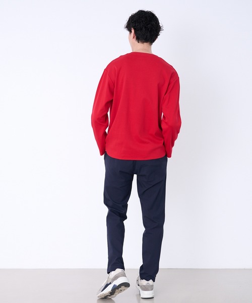 Arnold Palmer（アーノルドパーマー）の「シェア スムースコットン ラウンドヘム ロングTシャツ（Tシャツ/カットソー・レディース・ホワイト/ブラック/レッド・LL/XS/L/M/S）」の19枚目の写真