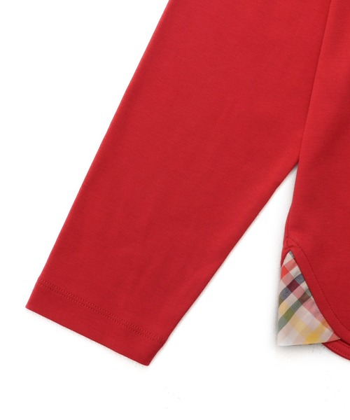 Arnold Palmer（アーノルドパーマー）の「シェア スムースコットン ラウンドヘム ロングTシャツ（Tシャツ/カットソー・レディース・ホワイト/ブラック/レッド・LL/XS/L/M/S）」の11枚目の写真