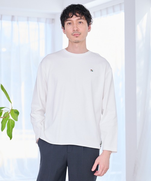 Arnold Palmer（アーノルドパーマー）の「シェア スムースコットン ラウンドヘム ロングTシャツ（Tシャツ/カットソー・レディース・ホワイト/ブラック/レッド・LL/XS/L/M/S）」の7枚目の写真