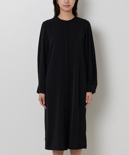 NARACAMICIE（ナラカミーチェ）の「【NARACAMICIE】羽織りワンピース（ワンピース・レディース・ブラウン/ブラック・M）」の3枚目の写真