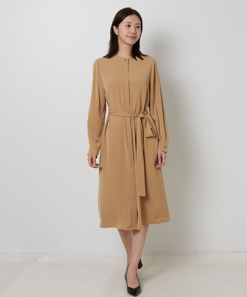 NARACAMICIE（ナラカミーチェ）の「【NARACAMICIE】羽織りワンピース（ワンピース・レディース・ブラウン/ブラック・M）」の13枚目の写真