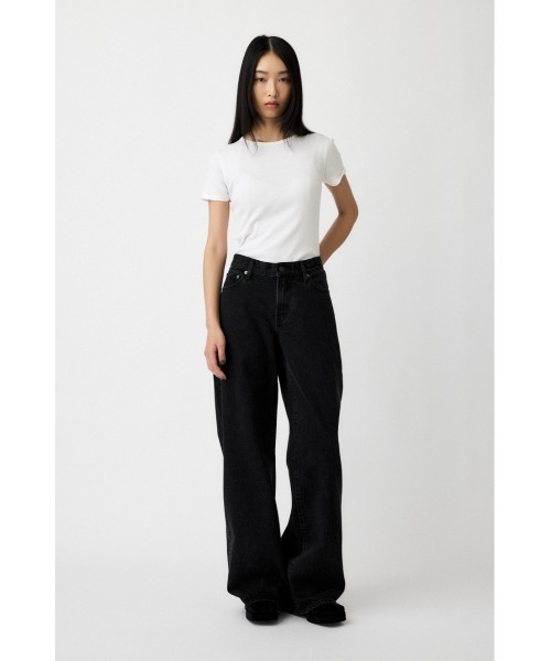 セール】LOW SLUNG WIDE STRAIGHT（デニムパンツ）｜MOUSSY（マウジー
