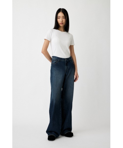 セール】LOW SLUNG WIDE STRAIGHT（デニムパンツ）｜MOUSSY（マウジー