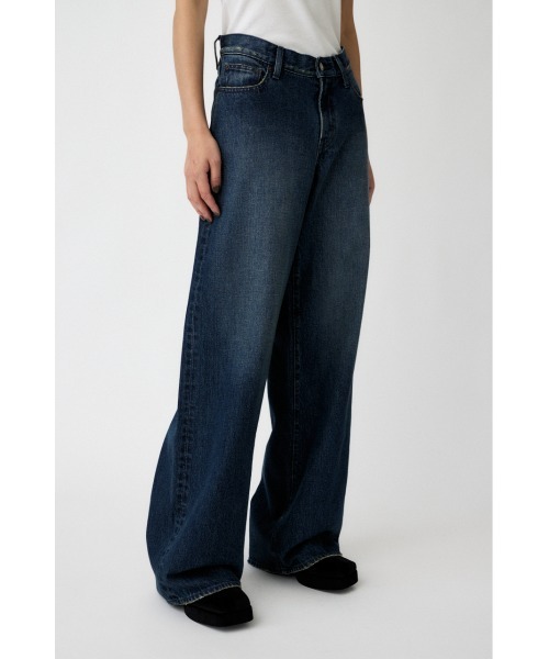moussyデニム　【値下げ可能】 セール】LOW SLUNG WIDE STRAIGHT（デニムパンツ）｜MOUSSY（マウジー