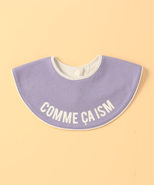 COMME CA ISM(コムサイズム)の「【リバーシブル】“にっぽんの色” ラウンド型 スタイ(スタイ/よだれかけ・キッズ・イエロー/グリーン/ライトグレー/ブラック/ラベンダー・FREE)」の4枚目の写真