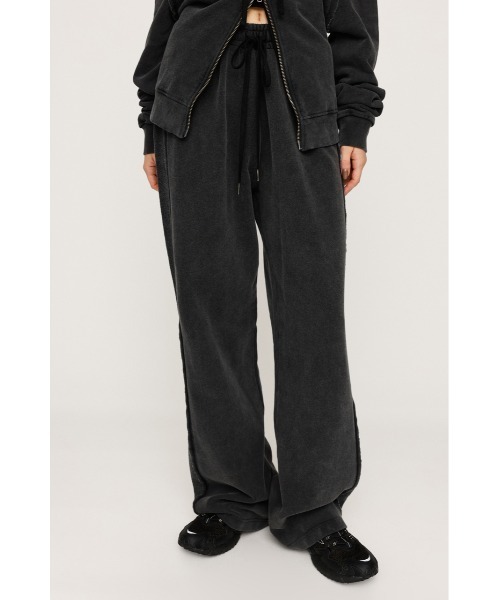 SLY(スライ)の「AUTHENTIC SW PT オーセンティック スウェットパンツ 秋服 冬服(スウェットパンツ・レディース・ブラック系その他2/杢グレー/レッド系その他・FREE)」の2枚目の写真