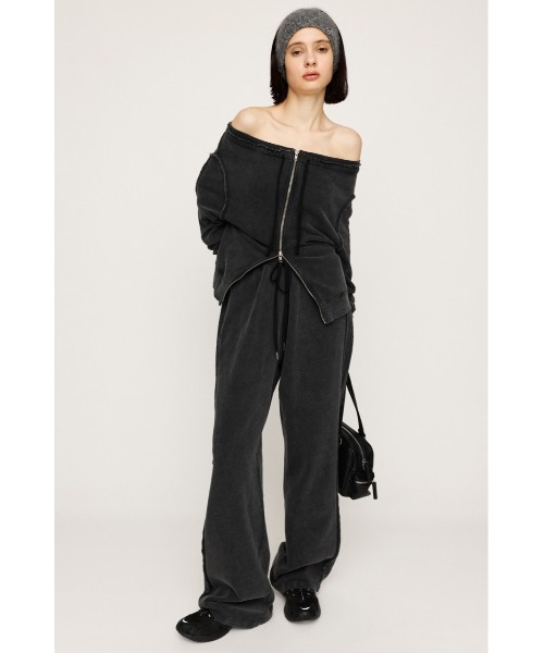 SLY(スライ)の「AUTHENTIC SW PT オーセンティック スウェットパンツ 秋服 冬服(スウェットパンツ・レディース・ブラック系その他2/杢グレー/レッド系その他・FREE)」の4枚目の写真