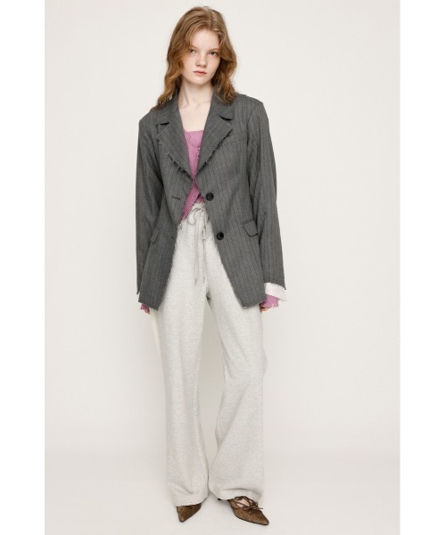 SLY(スライ)の「AUTHENTIC SW PT オーセンティック スウェットパンツ 秋服 冬服(スウェットパンツ・レディース・ブラック系その他2/杢グレー/レッド系その他・FREE)」の7枚目の写真