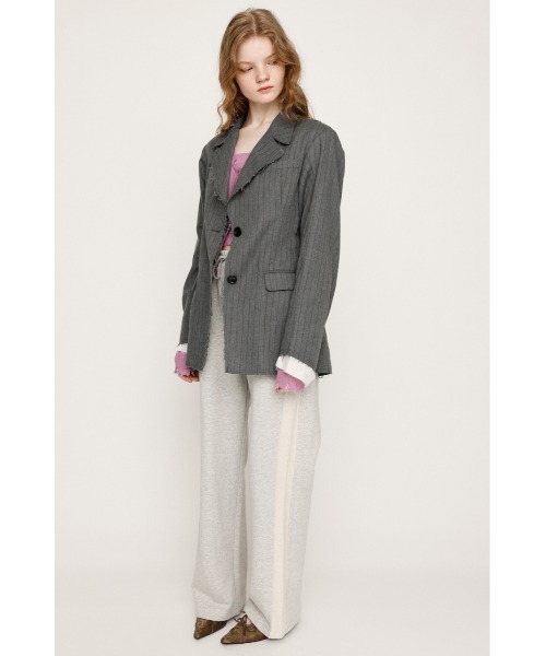 SLY(スライ)の「AUTHENTIC SW PT オーセンティック スウェットパンツ 秋服 冬服(スウェットパンツ・レディース・ブラック系その他2/杢グレー/レッド系その他・FREE)」の8枚目の写真