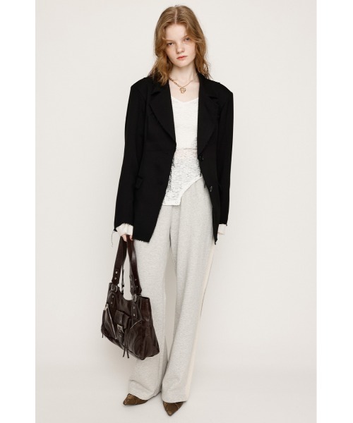 SLY(スライ)の「AUTHENTIC SW PT オーセンティック スウェットパンツ 秋服 冬服(スウェットパンツ・レディース・ブラック系その他2/杢グレー/レッド系その他・FREE)」の15枚目の写真