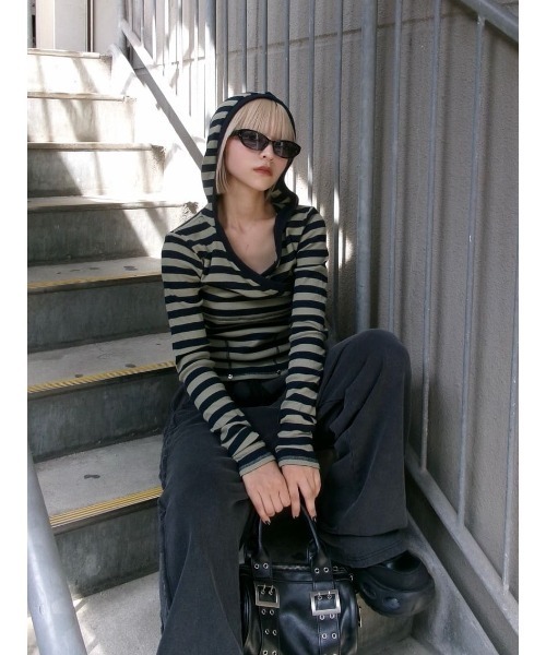 SLY(スライ)の「AUTHENTIC SW PT オーセンティック スウェットパンツ 秋服 冬服(スウェットパンツ・レディース・ブラック系その他2/杢グレー/レッド系その他・FREE)」の19枚目の写真