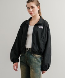 THE NORTH FACE(ザノースフェイス)の日本未展開モデル THE NORTH FACE ザ・ノースフェイス WHITE LABEL ホワイトレーベル W'S OLEMA EX JACKET ショート丈ワンポイントロゴ刺繍ナイロンジャケット(ナイロンジャケット)