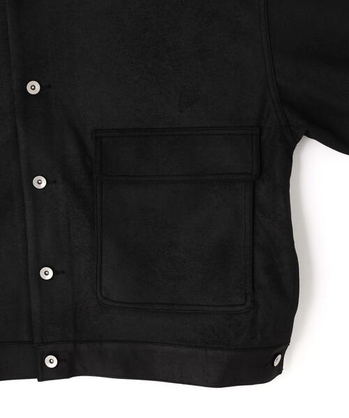 DANKE SCHON（ダンケシェーン）の「【WEB&DEPOT限定】DankeSchon/ダンケシェーン/ECOSUEDO COVERALLS（カバーオール・レディース・ブラック・S/L/M）」の7枚目の写真