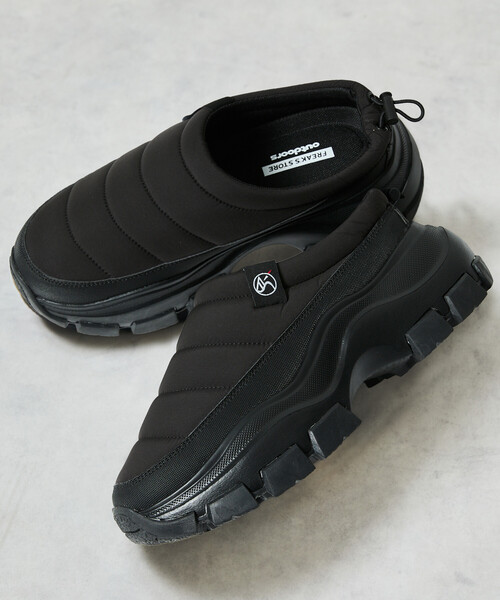 FREAK'S STORE（フリークスストア）の「限定展開 ボリュームソール ナイロンモックシューズ / スリッポン（スニーカー・メンズ・ブラック・25.0cm/24.0cm/23.0cm/28.0cm/27.0cm/26.0cm）」の2枚目の写真