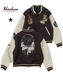 SKOOKUM(XN[J)́ySKOOKUMzVARSITY JACKET(X^W)
