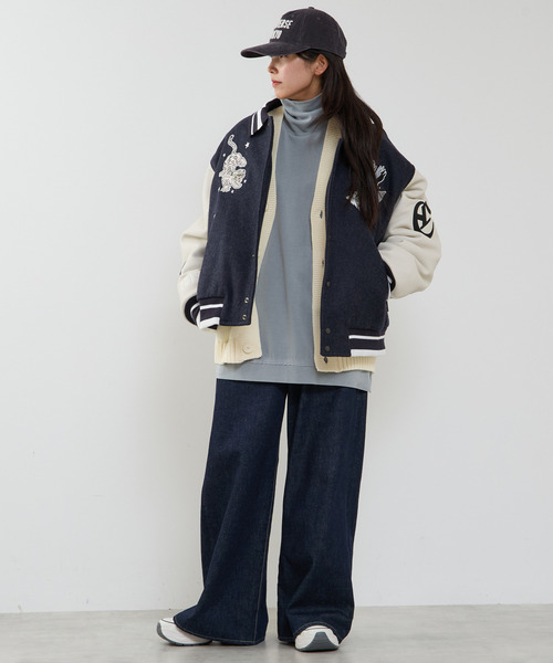 セール】【SKOOKUM】VARSITY JACKET（スタジャン）｜SKOOKUM