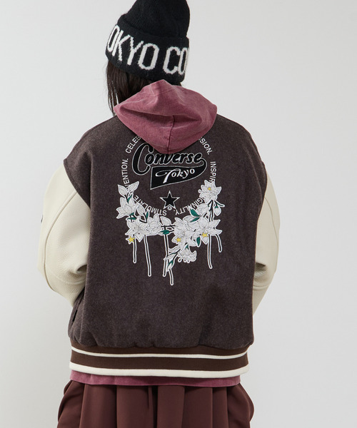 SKOOKUM(スクーカム)の「【SKOOKUM】VARSITY JACKET(スタジャン・レディース・ブラウン/ネイビー・SMALL/MEDIUM)」の14枚目の写真