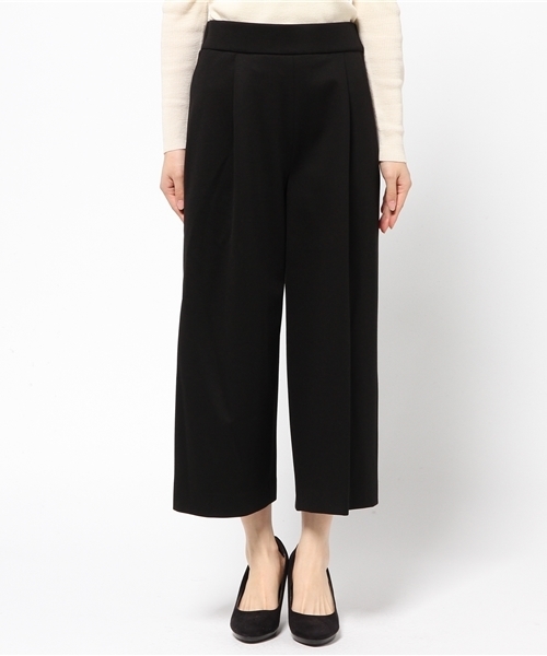 La TOTALITE（ラトータリテ）の「コンパクトカルゼワイドパンツ（その他パンツ・レディース・ブラック/カーキ・36/38）」の3枚目の写真