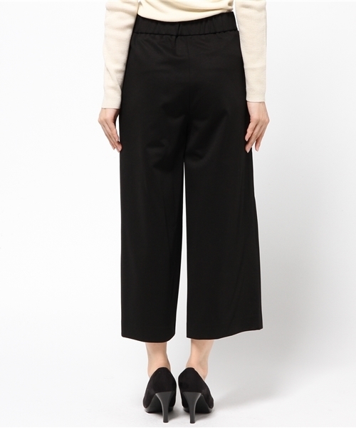 La TOTALITE（ラトータリテ）の「コンパクトカルゼワイドパンツ（その他パンツ・レディース・ブラック/カーキ・36/38）」の5枚目の写真