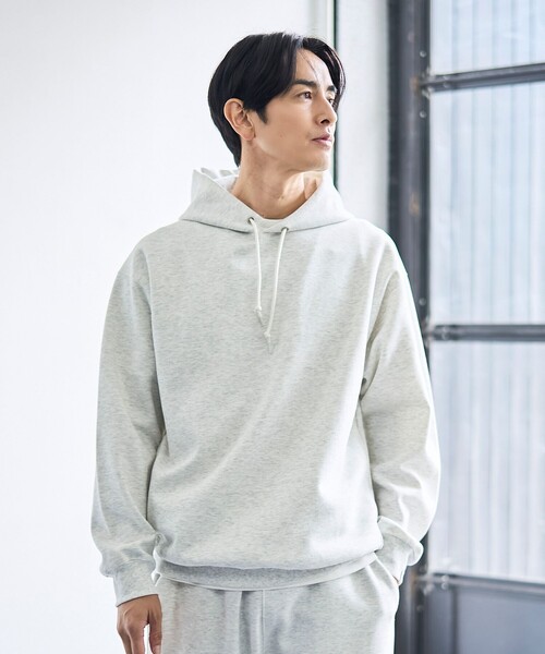 coen(コーエン)の「クリーンプラススウェットプルオーバーパーカー【防汚(食品汚れ)、UVカット】(パーカー・メンズ・ライトグレー/ダークグレー/ブラック・S/M/L/XL)」の10枚目の写真