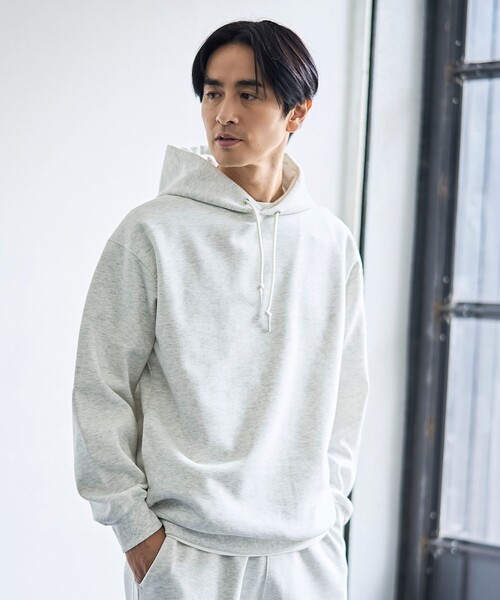 coen(コーエン)の「クリーンプラススウェットプルオーバーパーカー【防汚(食品汚れ)、UVカット】(パーカー・メンズ・ライトグレー/ダークグレー/ブラック・S/M/L/XL)」の11枚目の写真