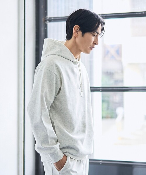 coen(コーエン)の「クリーンプラススウェットプルオーバーパーカー【防汚(食品汚れ)、UVカット】(パーカー・メンズ・ライトグレー/ダークグレー/ブラック・S/M/L/XL)」の13枚目の写真