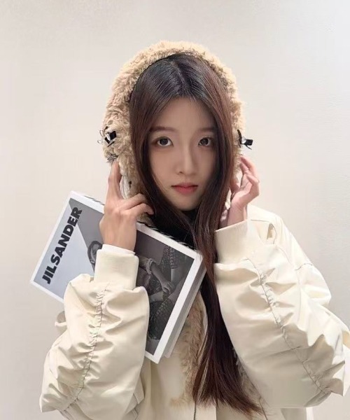 Burner(バーナー)の「【CHI SELECT】ボアフラワーモチーフ 耳あて付きイヤーマフ chi-earmuff-2-15(イヤーマフ・レディース・ブラック/ベージュ/モカ/ダークグレー/ホワイト/ブラウン・FREE)」の14枚目の写真