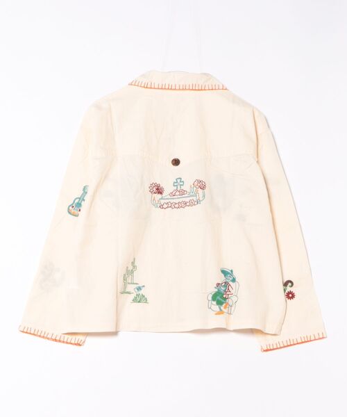 チャイハネ（チャイハネ）の「【チャイハネ】ベラディア刺繍シャツ（シャツ/ブラウス・レディース・ブラウン/ホワイト・FREE）」の9枚目の写真