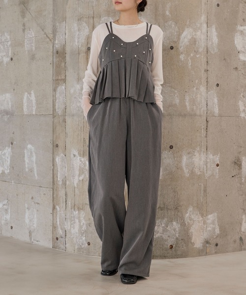 forksy.（フォルクシー）の「【forksy.】【オケージョン対応】スクエアトゥギャザーデザインヒールローファー（ローファー・レディース・ブラック/ブラウン/モカ・S/M/L）」の11枚目の写真