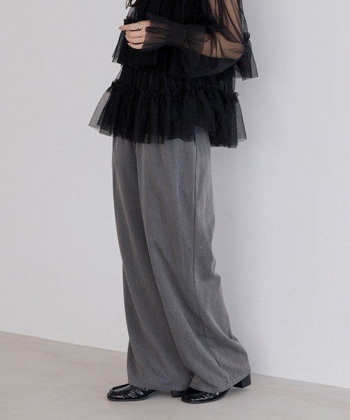 forksy.（フォルクシー）の「【forksy.】【オケージョン対応】スクエアトゥギャザーデザインヒールローファー（ローファー・レディース・ブラック/ブラウン/モカ・S/M/L）」の13枚目の写真