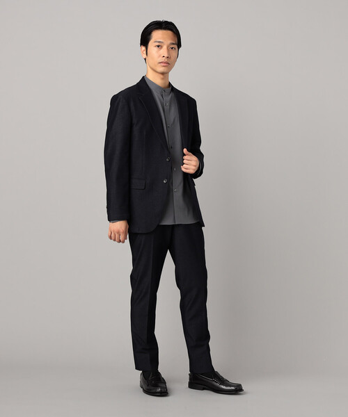 COMME CA MEN(コムサメン)の「【セットアップ対応】2WAY デニムルックジャージー パンツ(その他パンツ・メンズ・ネイビー/ブラック・M/L/S)」の11枚目の写真