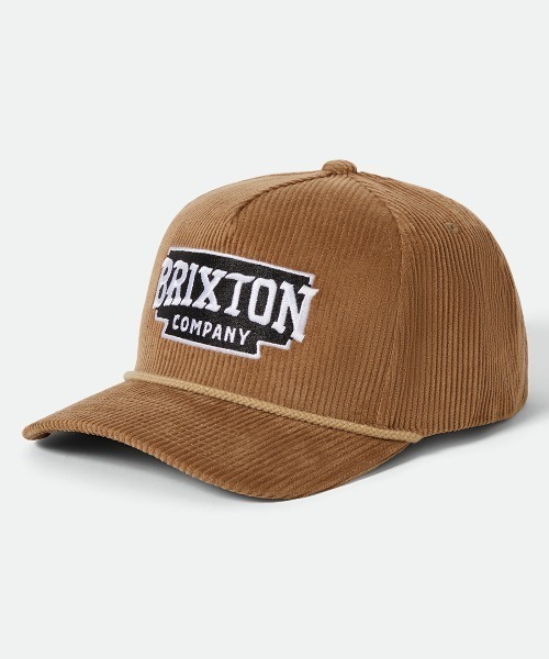 BRIXTON(ブリクストン)の「BRIXTON/ブリクストン キャップ PIERSON C NP MP SNPK コーデュロイ スナップバック 11903(キャップ・メンズ・ライトブラウン/ブラック・FREE)」の2枚目の写真