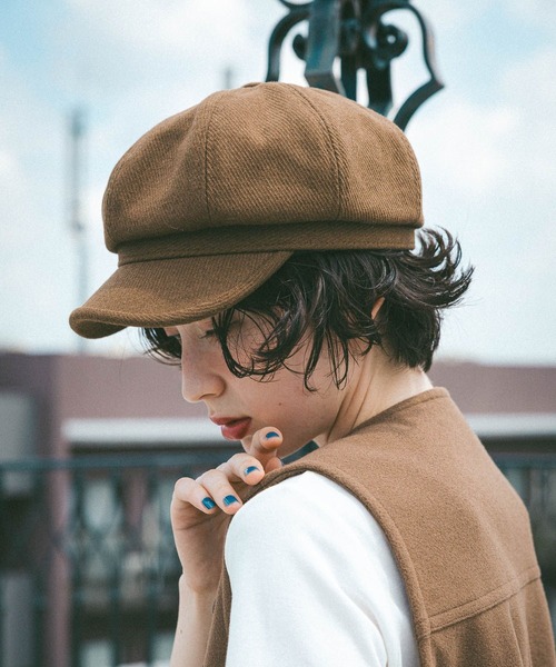 niko and...（ニコアンド）の「オリジナルキャスケット（キャスケット・レディース・ブラウン/グレー/ブラック・0）」の3枚目の写真