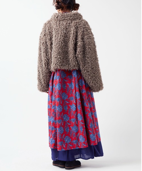 チャイハネ（チャイハネ）の「【チャイハネ】モケリプードルファージャケット（その他アウター・レディース・グレー/ホワイト/ライトベージュ・FREE）」の17枚目の写真