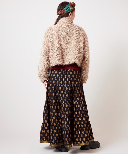 チャイハネ（チャイハネ）の「【チャイハネ】モケリプードルファージャケット（その他アウター・レディース・グレー/ホワイト/ライトベージュ・FREE）」の22枚目の写真