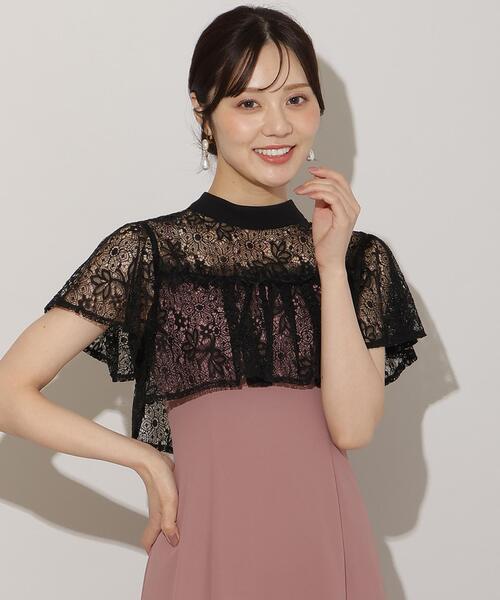 WILLSELECTION（ウィルセレクション）の「タックリボンレースブラウス×バックレースアップワンピース（ドレス・レディース・サックスブルー/ブラック/ピンク・FREE）」の6枚目の写真