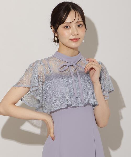 WILLSELECTION(ウィルセレクション)の「タックリボンレースブラウス×バックレースアップワンピース(ドレス・レディース・サックスブルー/ブラック/ピンク・FREE)」の12枚目の写真