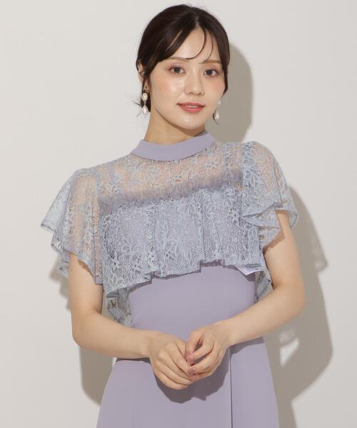 WILLSELECTION（ウィルセレクション）の「タックリボンレースブラウス×バックレースアップワンピース（ドレス・レディース・サックスブルー/ブラック/ピンク・FREE）」の14枚目の写真