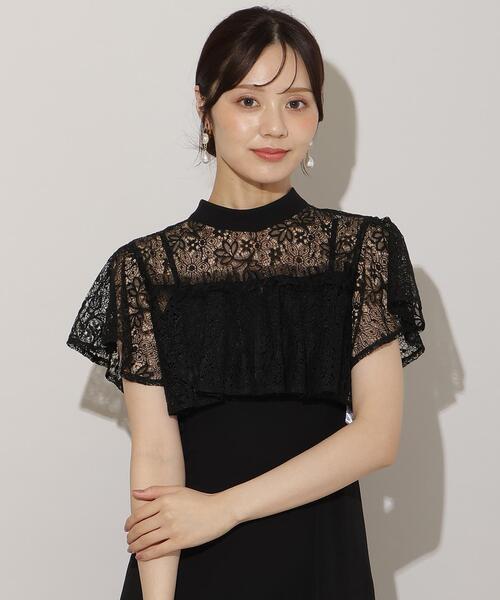 WILLSELECTION(ウィルセレクション)の「タックリボンレースブラウス×バックレースアップワンピース(ドレス・レディース・サックスブルー/ブラック/ピンク・FREE)」の18枚目の写真