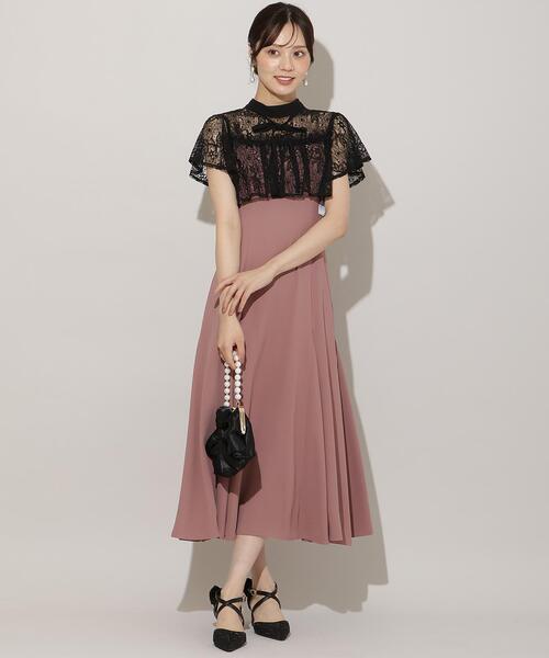 WILLSELECTION（ウィルセレクション）の「タックリボンレースブラウス×バックレースアップワンピース（ドレス・レディース・サックスブルー/ブラック/ピンク・FREE）」の22枚目の写真
