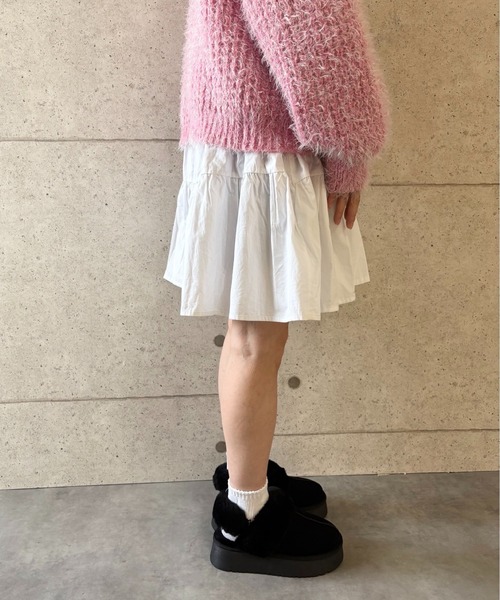ALL BLACK（オールブラック）の「【本革/スエード/シープファー/厚底/4.5cm】ボリュームサンダル（サンダル・レディース・ブラック/ブラウン・37/39/38/36/40）」の20枚目の写真