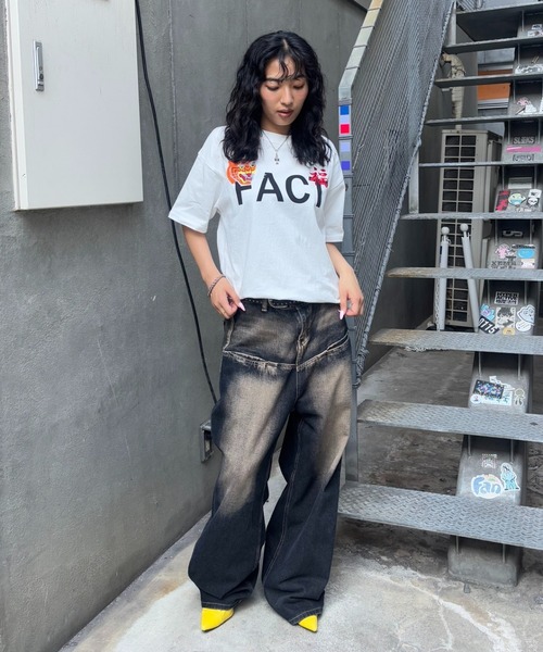 WHO'S WHO gallery（フーズフーギャラリー）の「【Sourcream/サワークリーム】虎刺繍ベトナムグラフィックT（Tシャツ/カットソー・レディース・ホワイト/チャコールグレー・SMALL/LARGE/MEDIUM）」の14枚目の写真