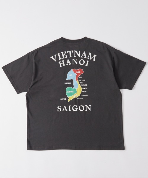 WHO'S WHO gallery（フーズフーギャラリー）の「【Sourcream/サワークリーム】虎刺繍ベトナムグラフィックT（Tシャツ/カットソー・レディース・ホワイト/チャコールグレー・SMALL/LARGE/MEDIUM）」の16枚目の写真