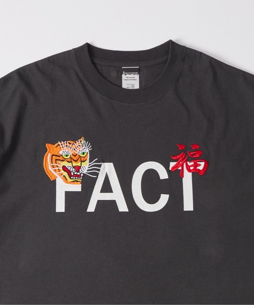 WHO'S WHO gallery（フーズフーギャラリー）の「【Sourcream/サワークリーム】虎刺繍ベトナムグラフィックT（Tシャツ/カットソー・レディース・ホワイト/チャコールグレー・SMALL/LARGE/MEDIUM）」の17枚目の写真