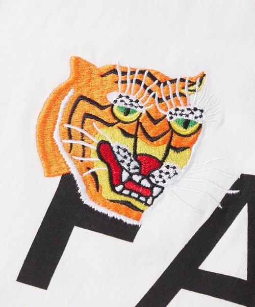 WHO'S WHO gallery（フーズフーギャラリー）の「【Sourcream/サワークリーム】虎刺繍ベトナムグラフィックT（Tシャツ/カットソー・レディース・ホワイト/チャコールグレー・SMALL/LARGE/MEDIUM）」の21枚目の写真