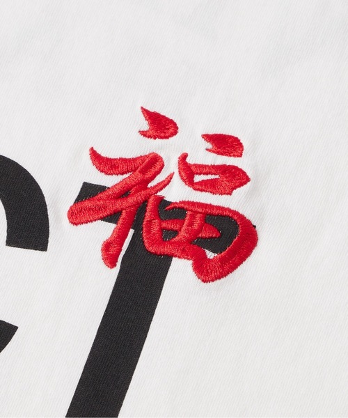 WHO'S WHO gallery（フーズフーギャラリー）の「【Sourcream/サワークリーム】虎刺繍ベトナムグラフィックT（Tシャツ/カットソー・レディース・ホワイト/チャコールグレー・SMALL/LARGE/MEDIUM）」の22枚目の写真