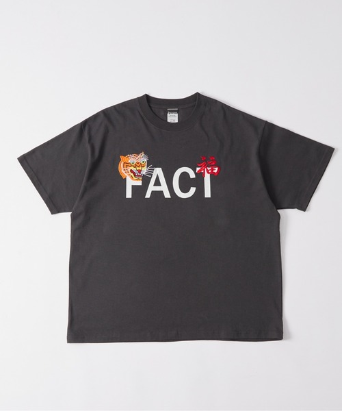 WHO'S WHO gallery（フーズフーギャラリー）の「【Sourcream/サワークリーム】虎刺繍ベトナムグラフィックT（Tシャツ/カットソー・レディース・ホワイト/チャコールグレー・SMALL/LARGE/MEDIUM）」の15枚目の写真