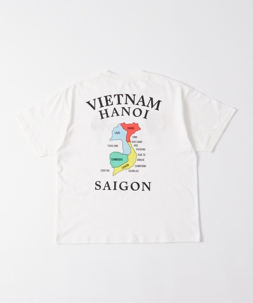WHO'S WHO gallery（フーズフーギャラリー）の「【Sourcream/サワークリーム】虎刺繍ベトナムグラフィックT（Tシャツ/カットソー・レディース・ホワイト/チャコールグレー・SMALL/LARGE/MEDIUM）」の19枚目の写真